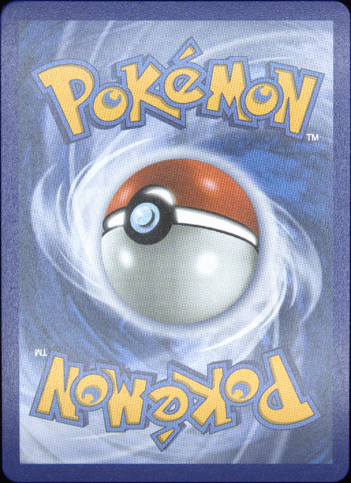 Graded card - back