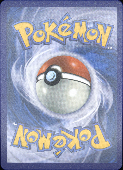 Graded card - back