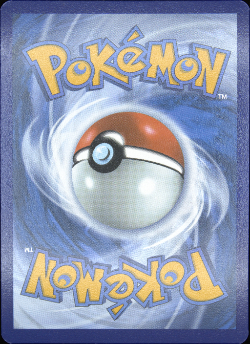 Graded card - back
