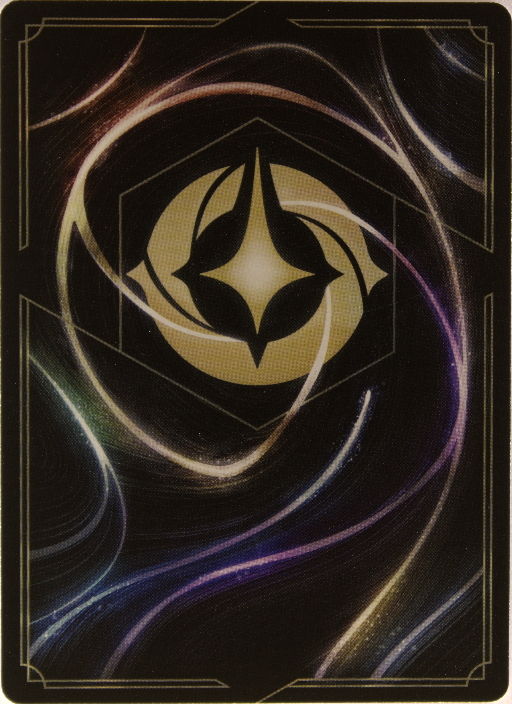 Graded card - back