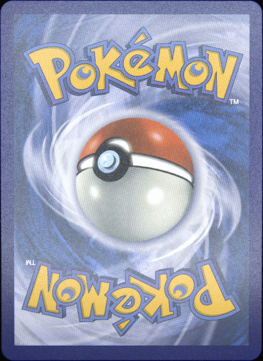 Graded card - back