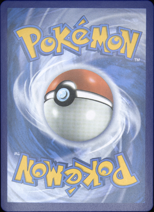 Graded card - back