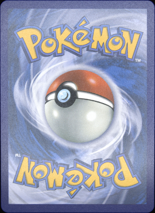 Graded card - back
