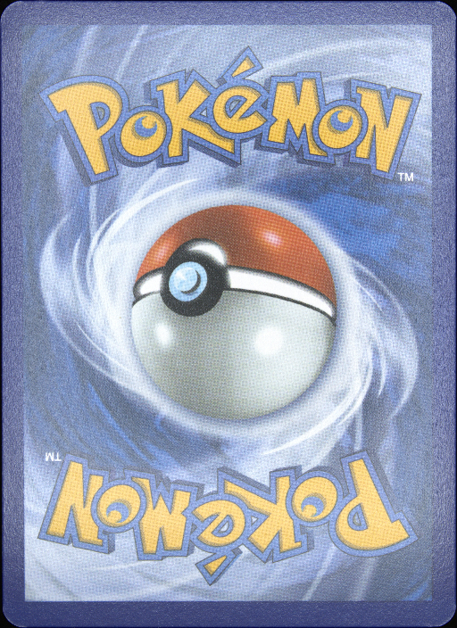 Graded card - back