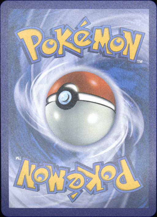 Graded card - back