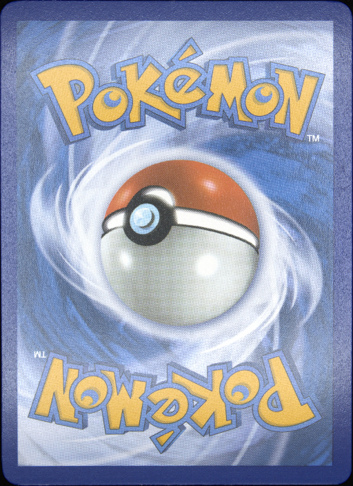 Graded card - back