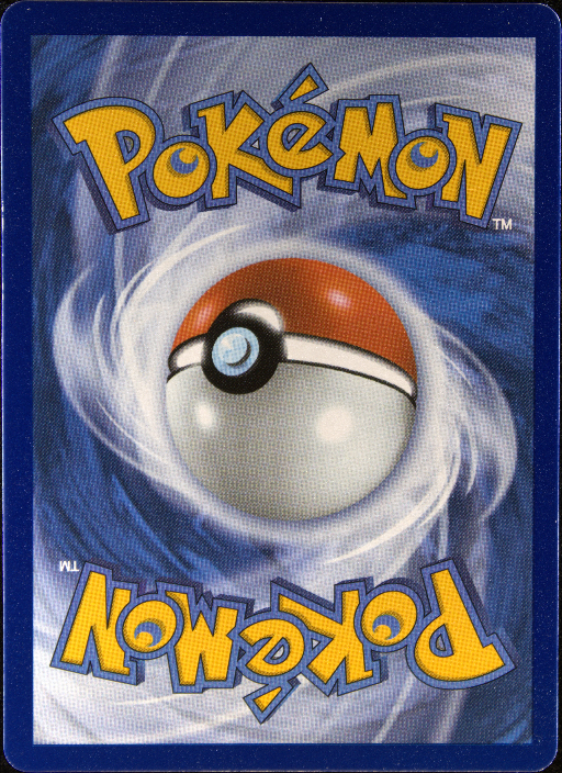 Graded card - back