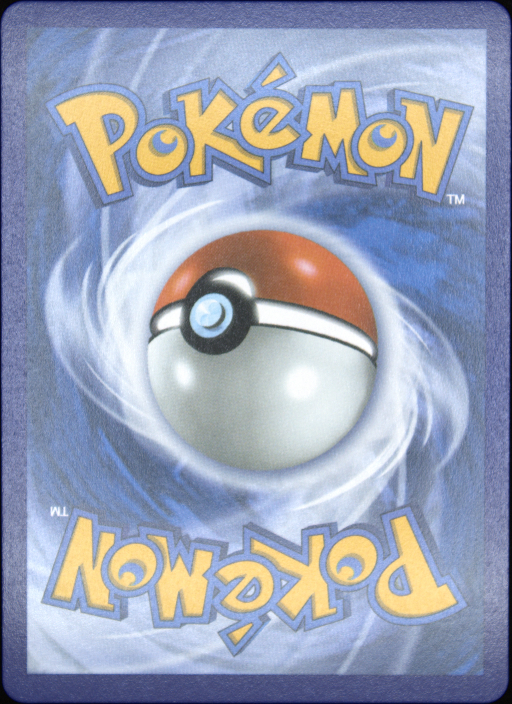 Graded card - back