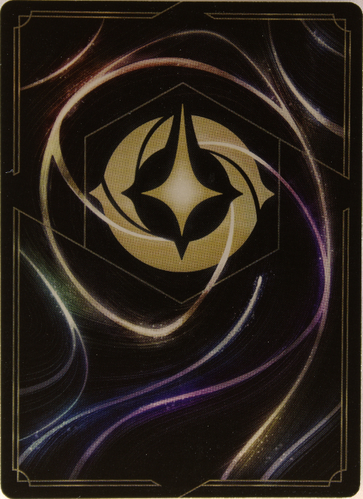 Graded card - back