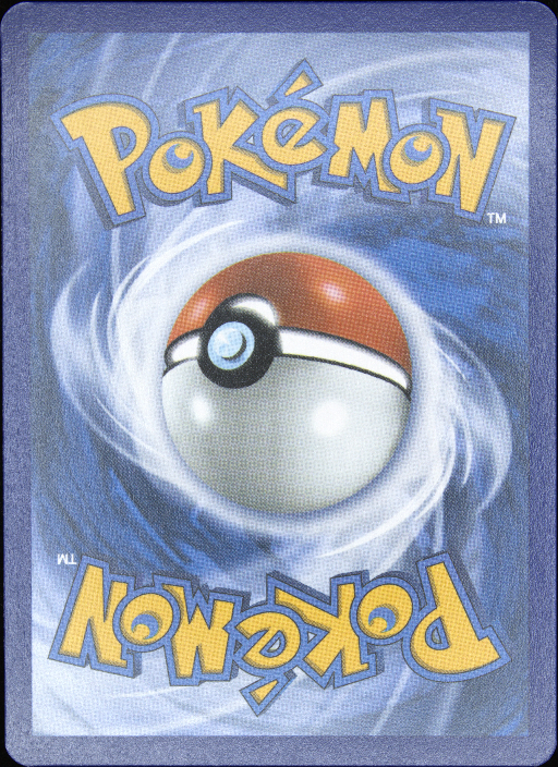 Graded card - back