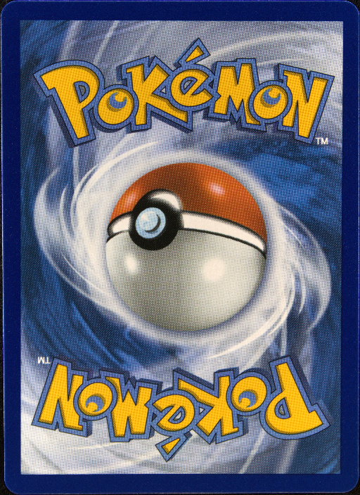 Graded card - back