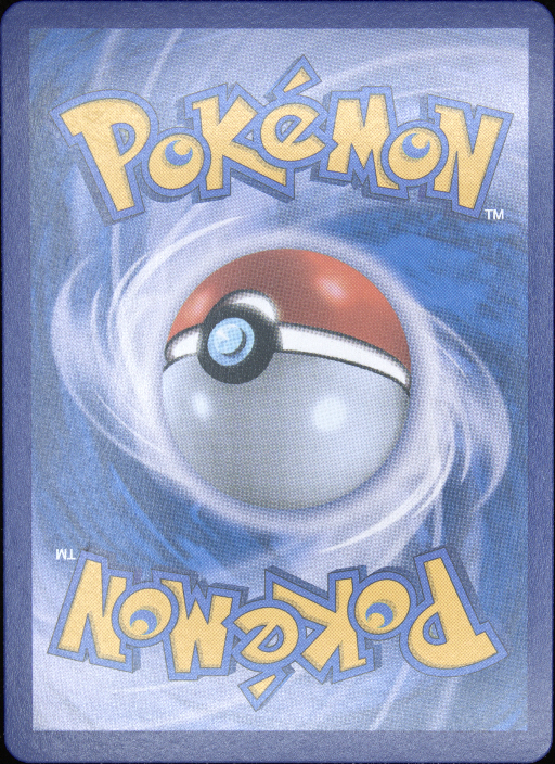 Graded card - back