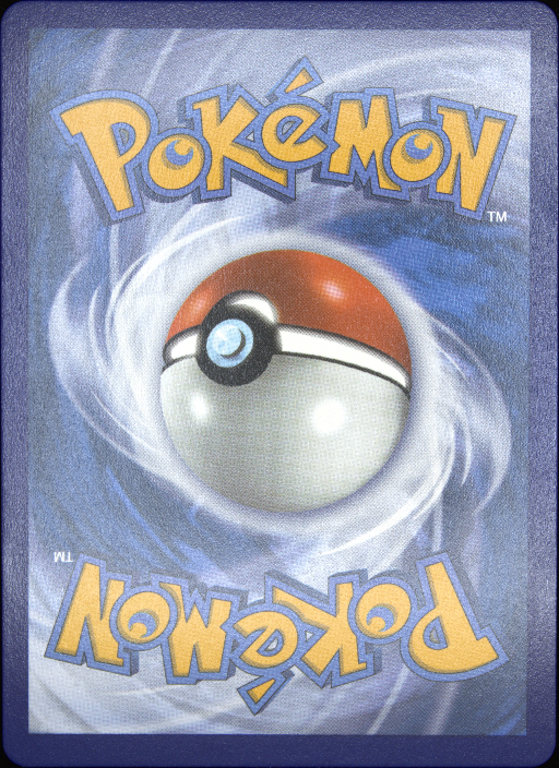 Graded card - back