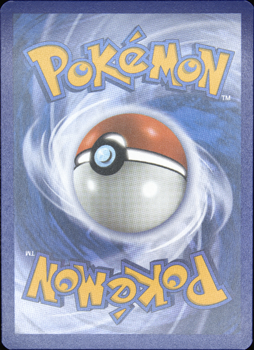 Graded card - back