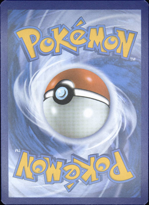 Graded card - back