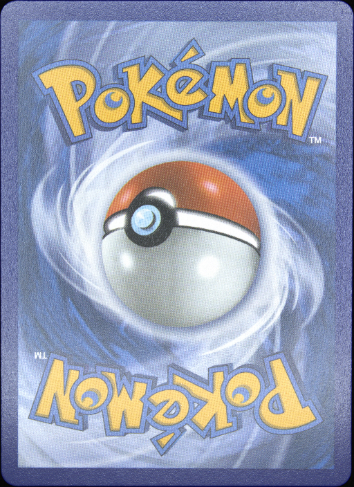 Graded card - back