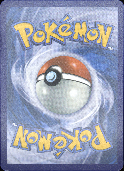 Graded card - back