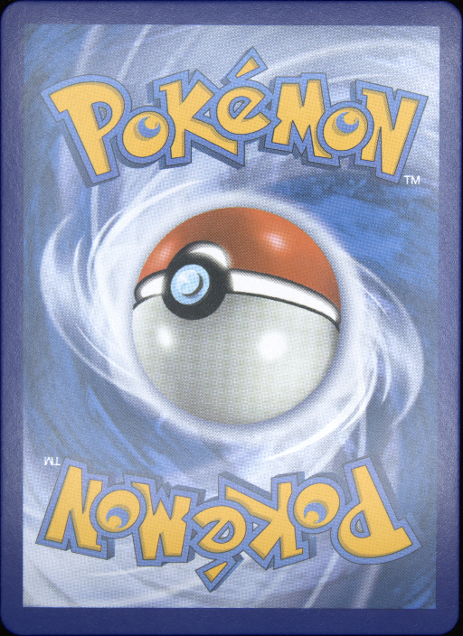 Graded card - back