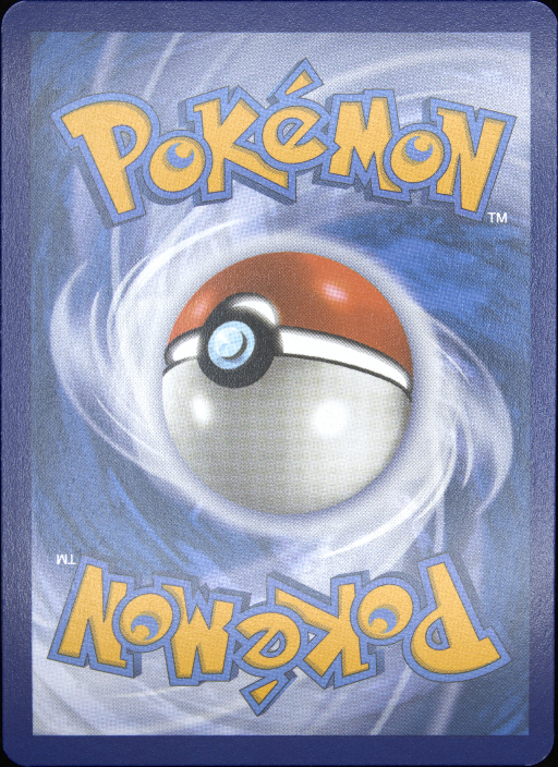 Graded card - back