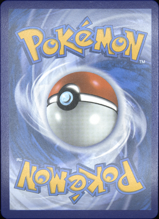 Graded card - back
