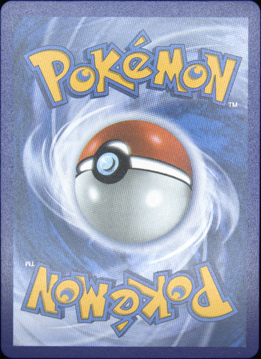 Graded card - back