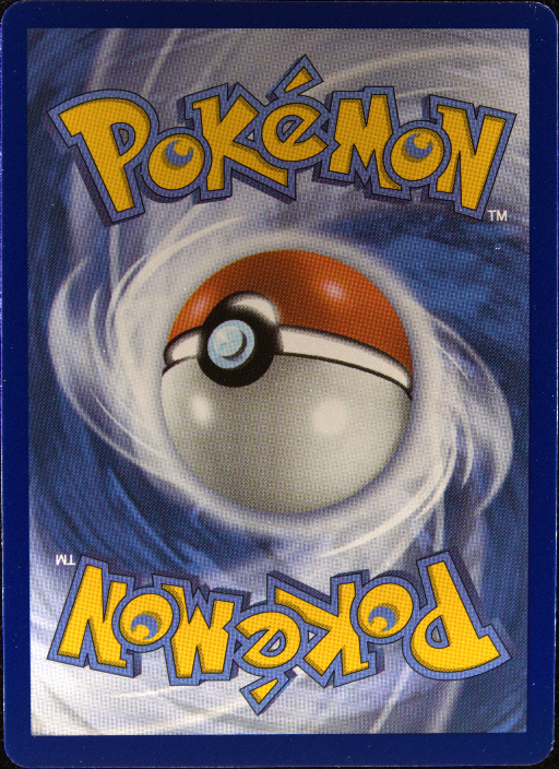 Graded card - back