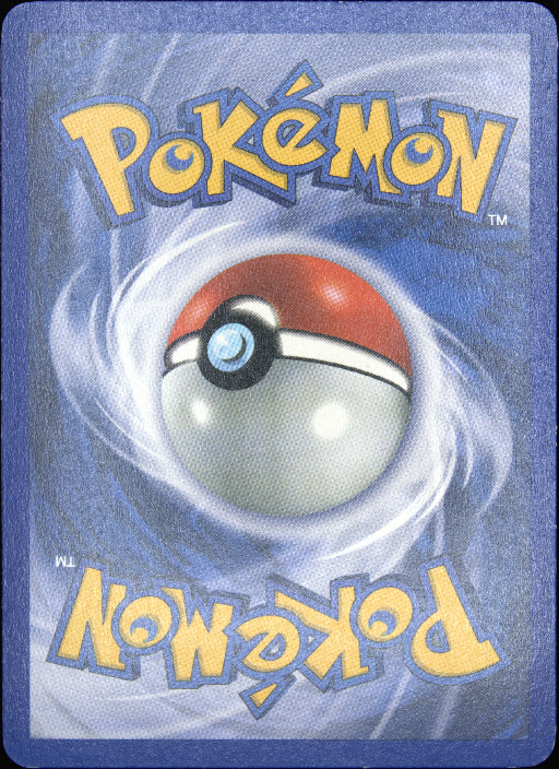 Graded card - back