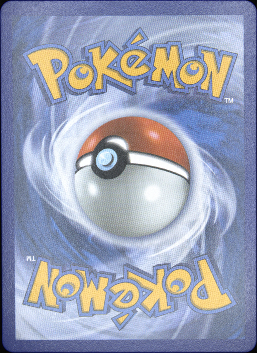 Graded card - back
