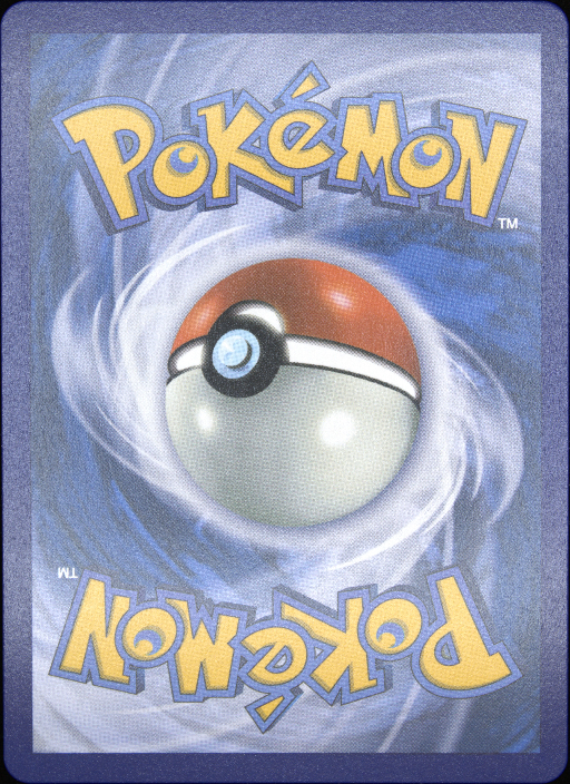 Graded card - back