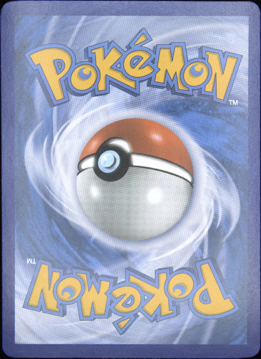 Graded card - back