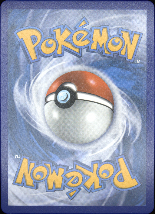 Graded card - back