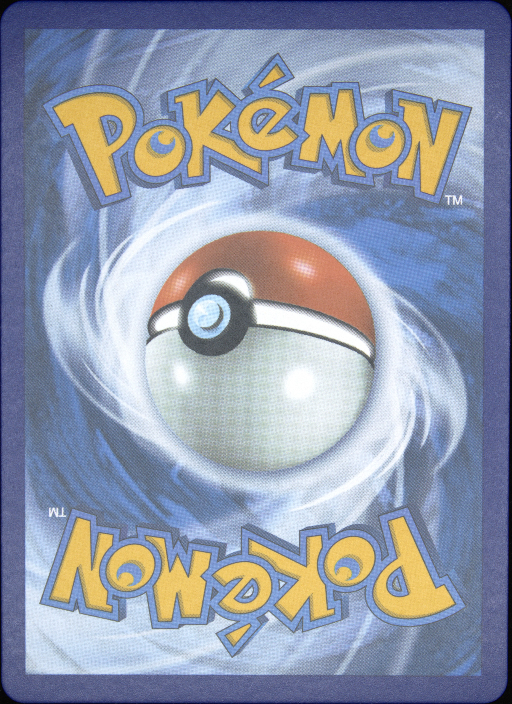 Graded card - back