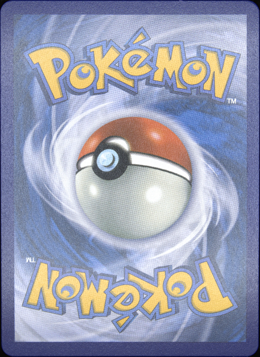 Graded card - back