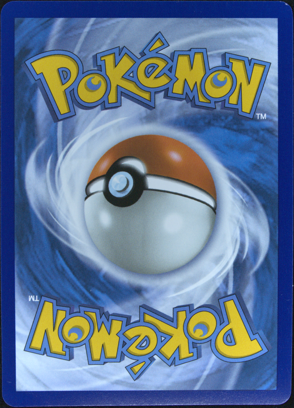 Graded card - back