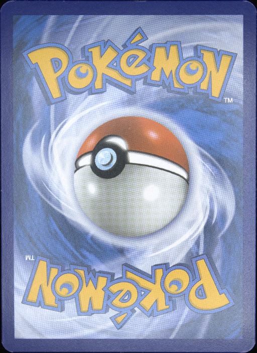 Graded card - back