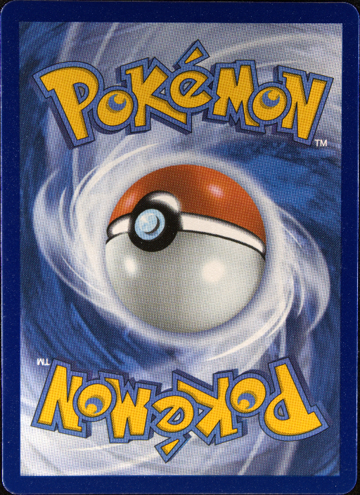 Graded card - back