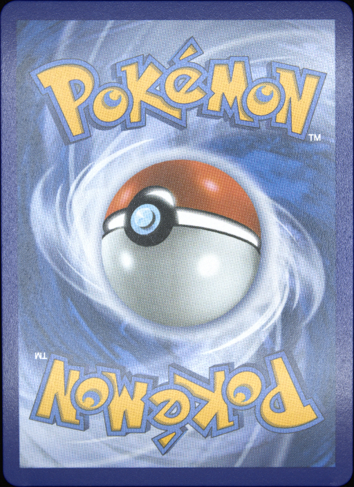 Graded card - back