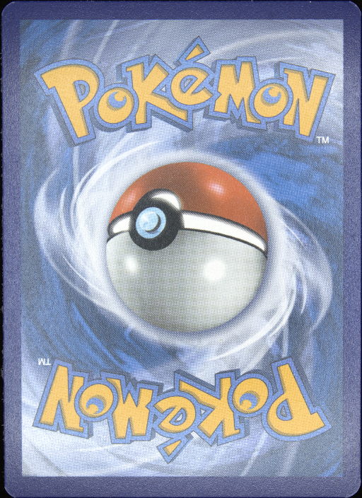 Graded card - back