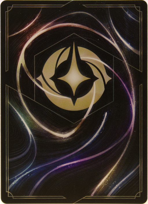 Graded card - back