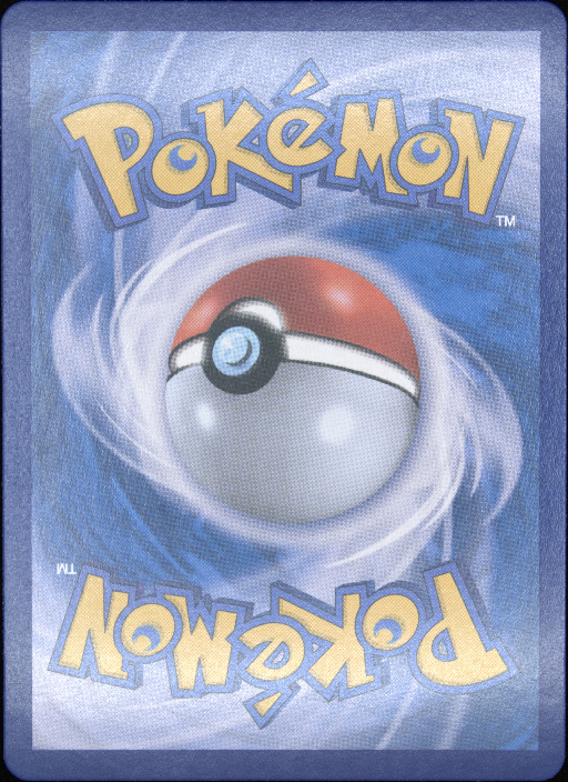 Graded card - back