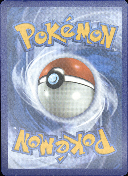 Graded card - back