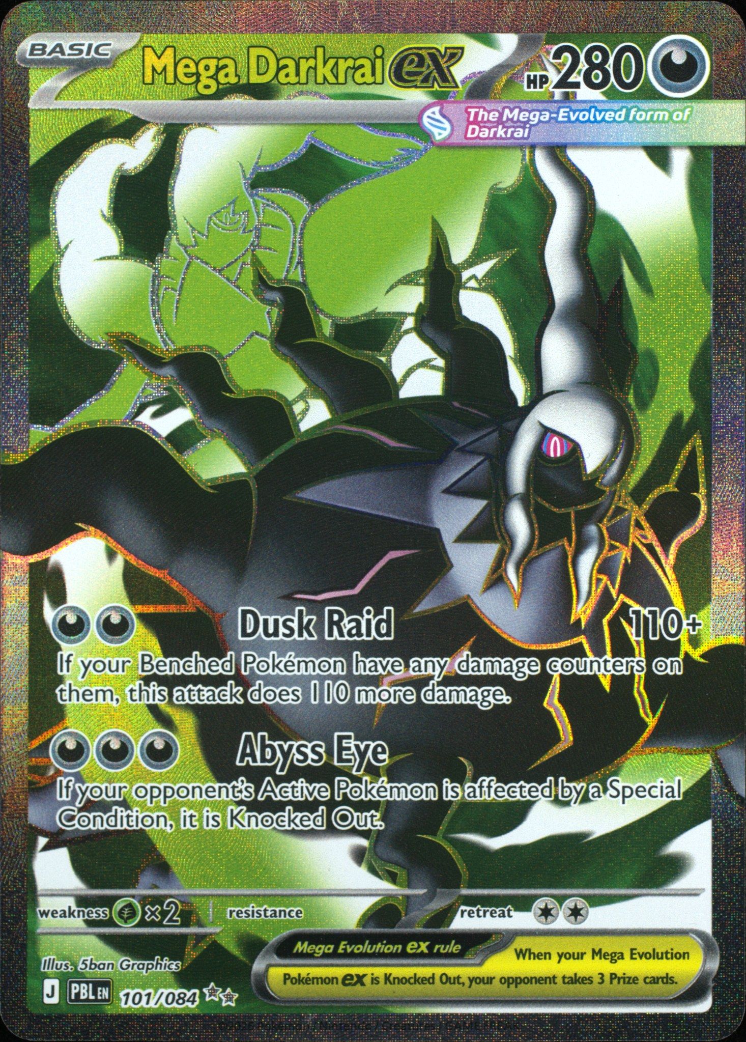 Mega Darkrai ex front
