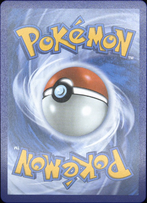 Graded card - back