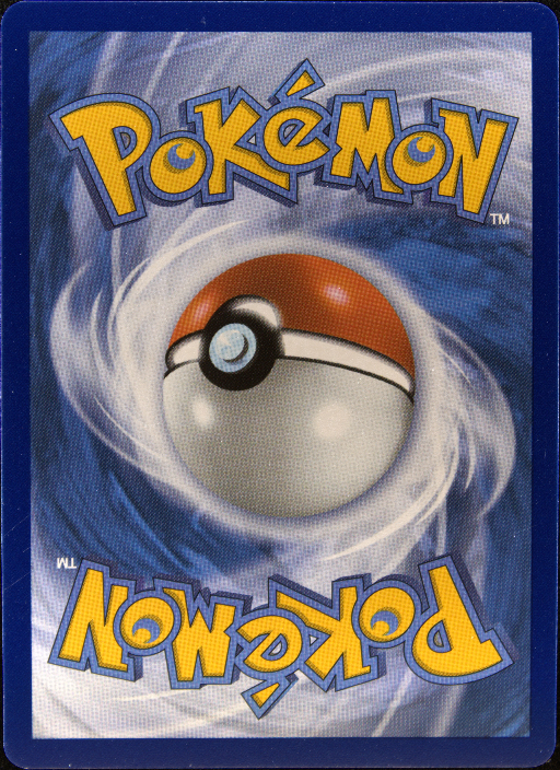 Graded card - back