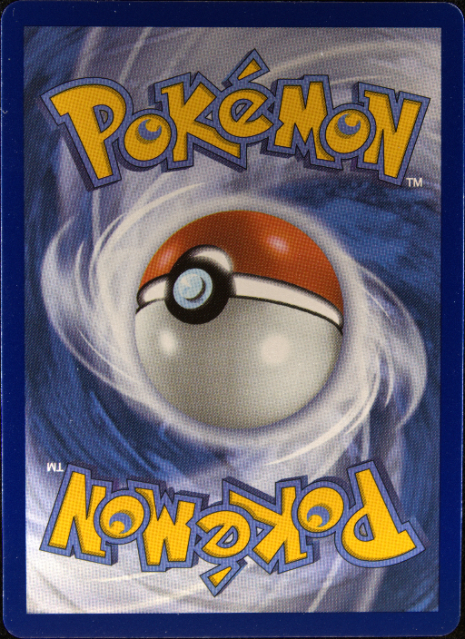 Graded card - back