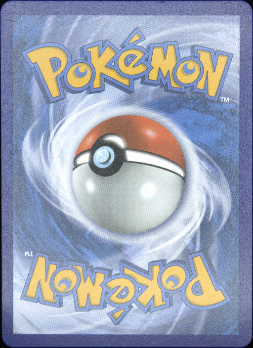 Graded card - back