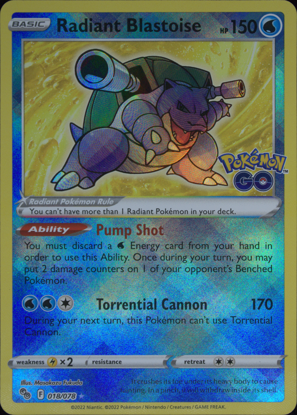 Graded card - front
