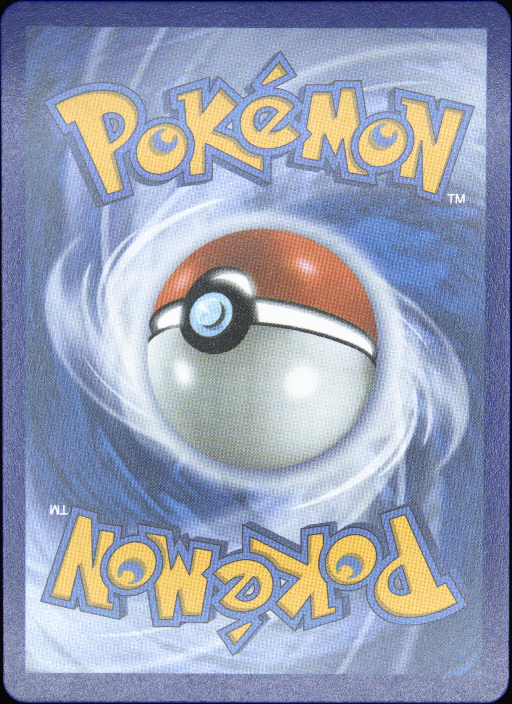 Graded card - back