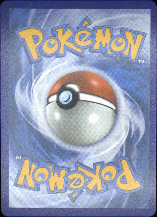 Graded card - back