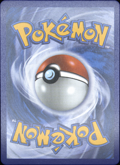 Graded card - back